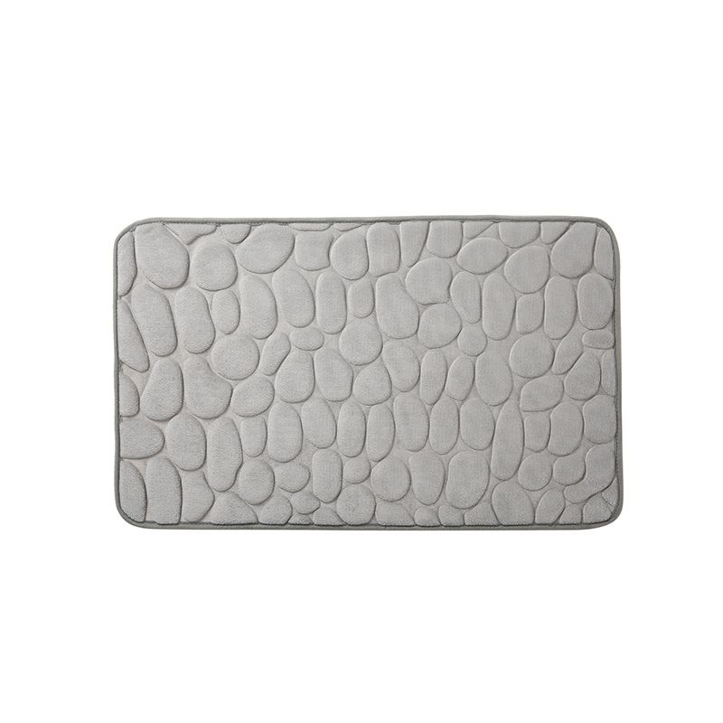 Cobblestone Carpet 3D Door Floor Mat Bath Mats Bathroom Absorbent Anti-Slip Mat