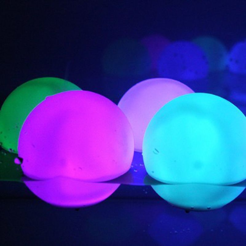 Color Change 40/60Cm Outdoor Glitter Led Beach Ball with Remote Control