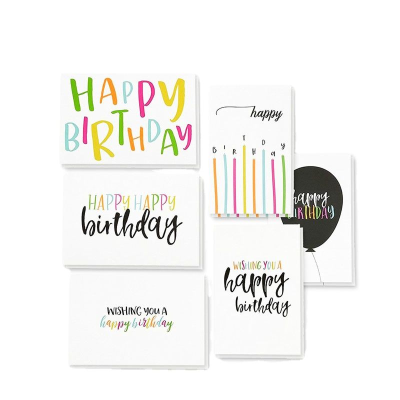 Colorful Customized Designs Happy Birthday Great Handmade Greeting Card