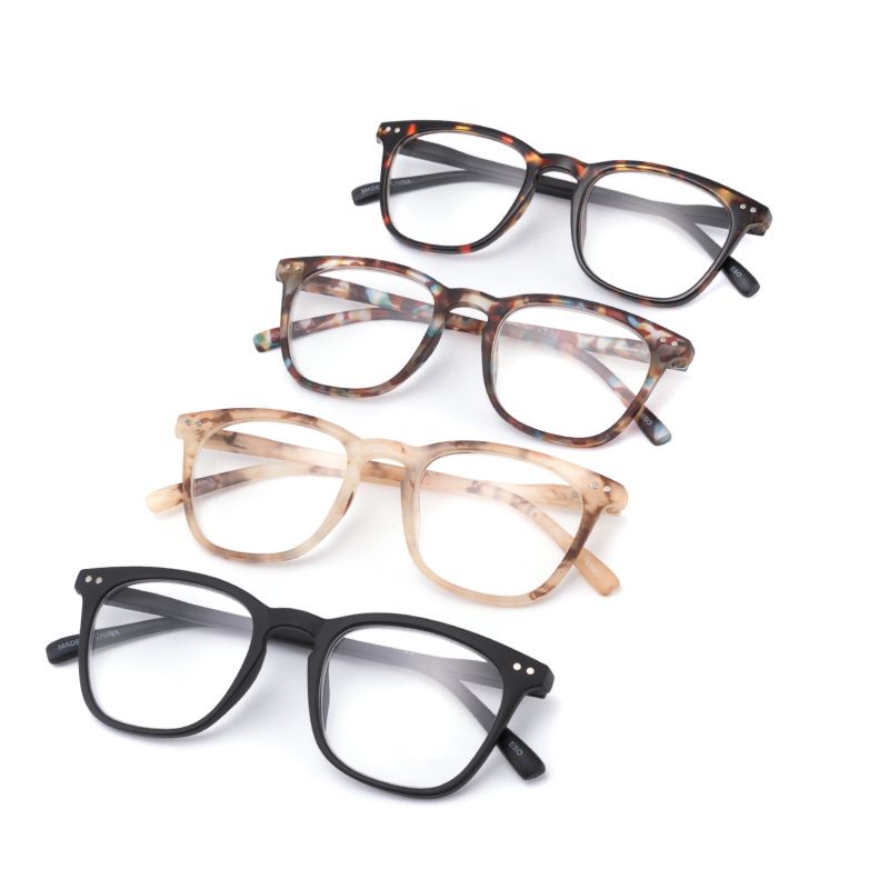 Colorful Plastic Big Frame Glasses for Reading