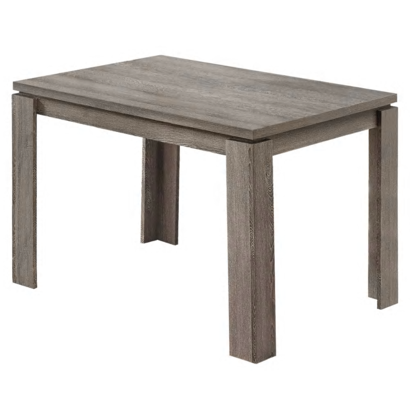 Contemporary Rustic Farm House Style Thick Paneled Dining Kitchen Table Luxury Modern Furniture