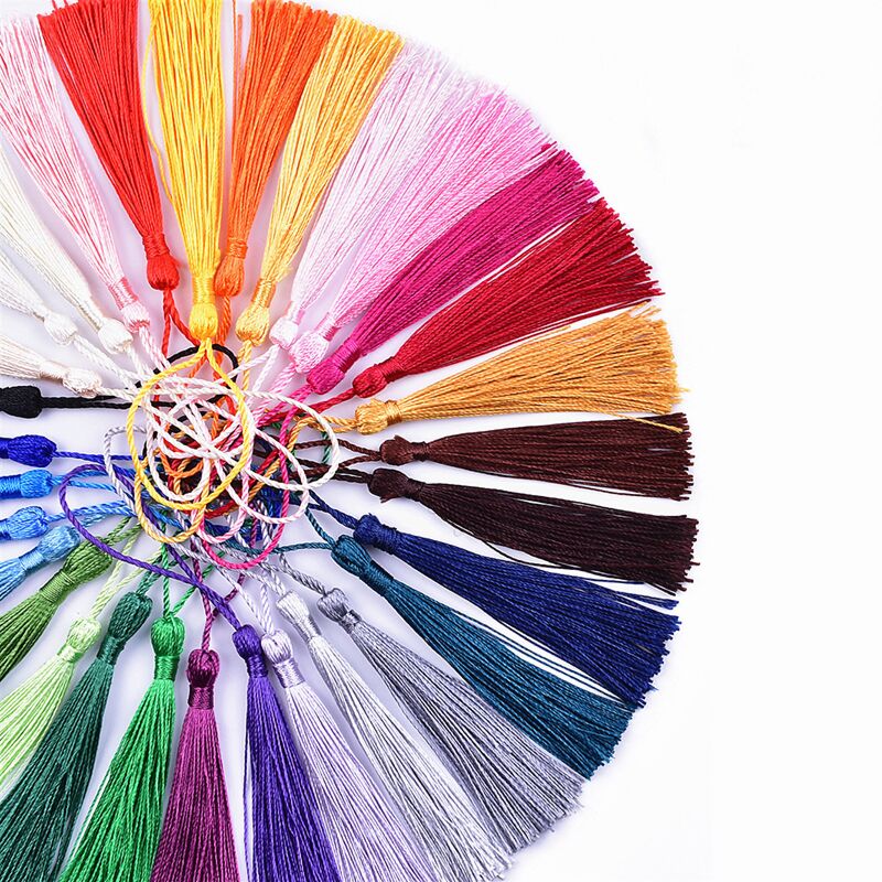 Cotton Silk Fringe Rayon Tassels for Making Jewelry