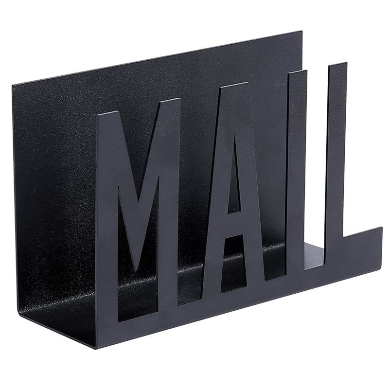 Creative Letter Design Mail Envelope Organizer Wall Hanging Magazine Rack Metal Desktop Mail Letter Holder
