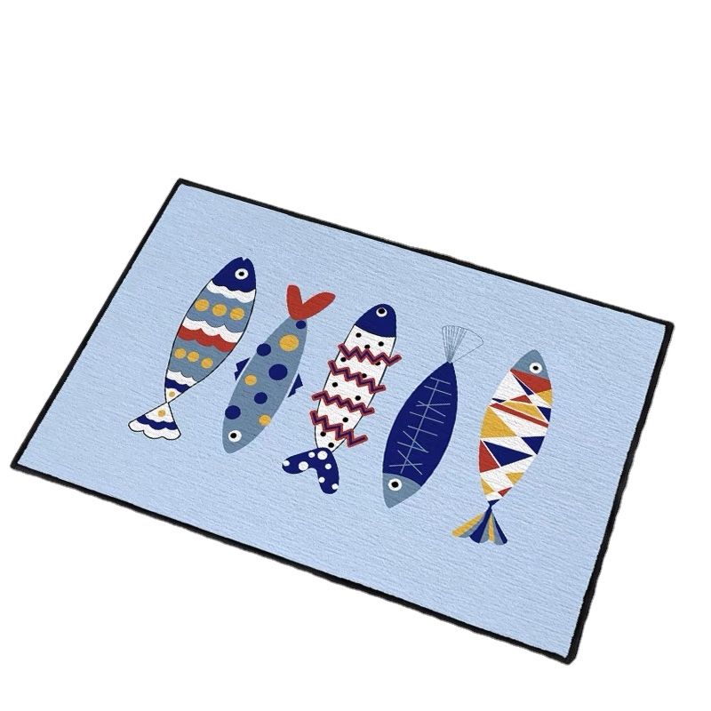 Customized Harry Potter Shaded Geometric Print Anti-Slip Cute Animal Doormat