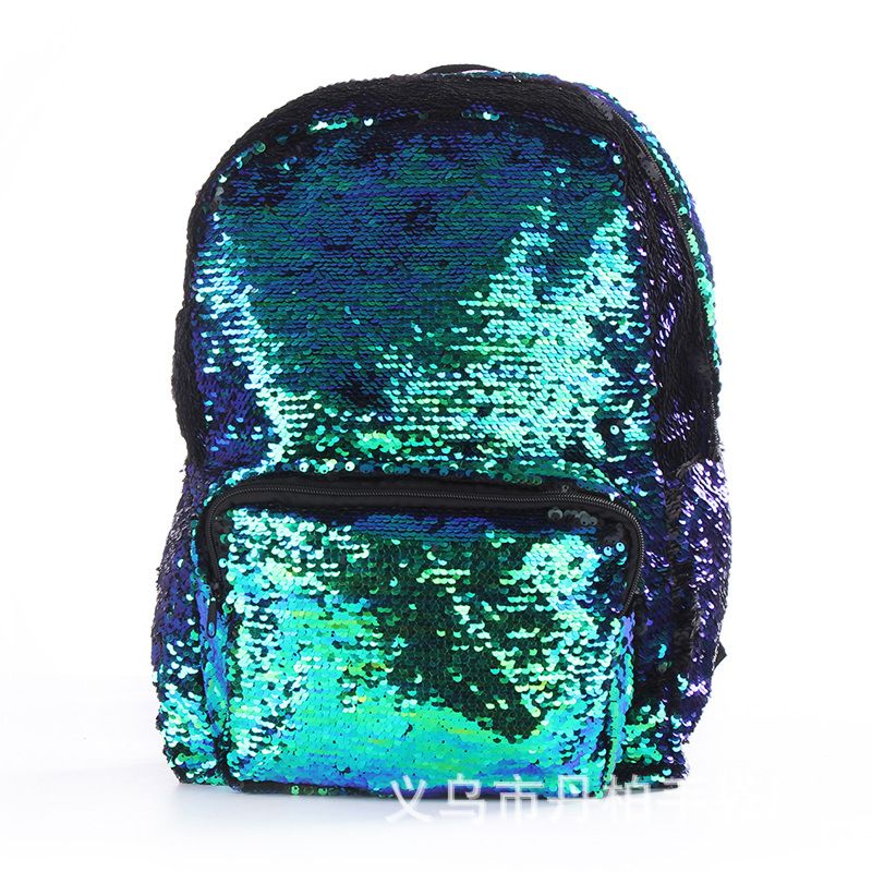 Customized Lightweight Children Girls School Bag Kids Travel Sequin Backpack