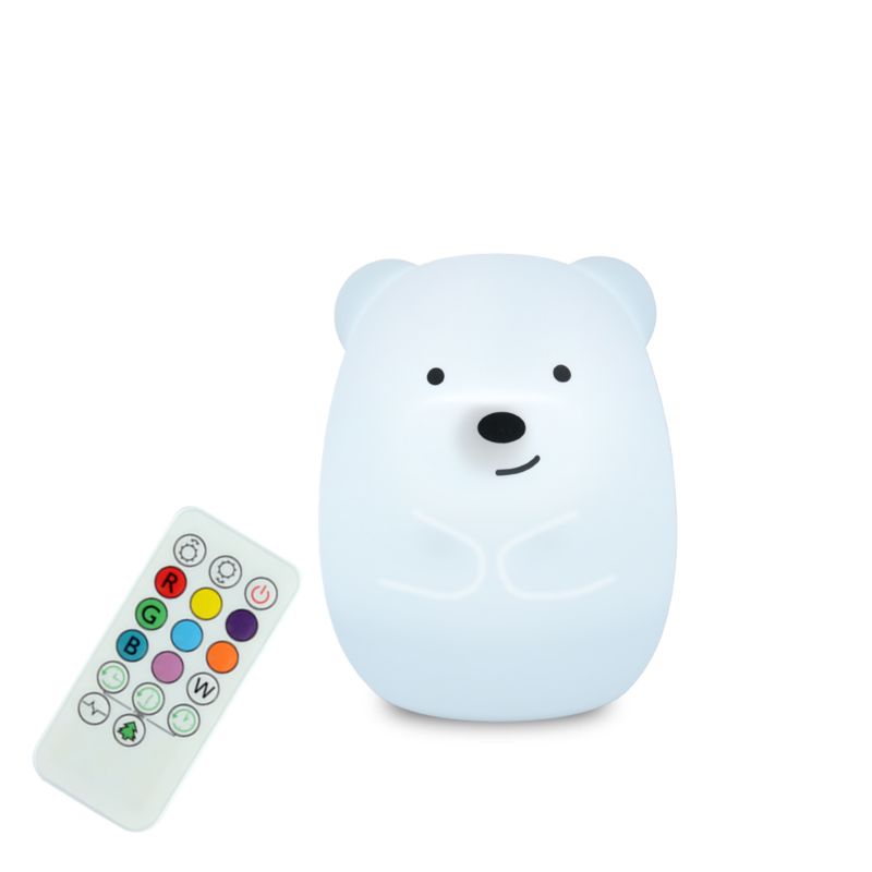 Cute Bear Touch Control 7 Color Change Portable Sensor Led Bedroom Night Light