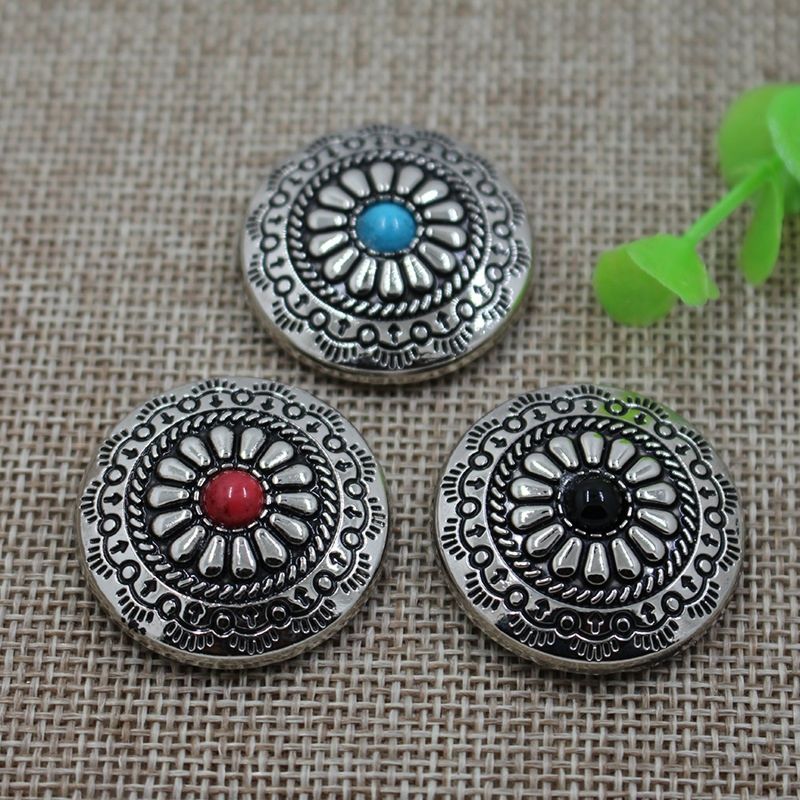 Decorative Turquoise Conchos for Leather and Wallet