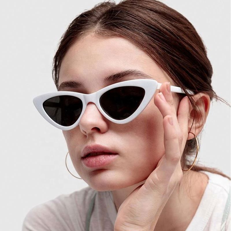 Design Small Women Vintage Cat Eye Sun Glasses Sunglasses
