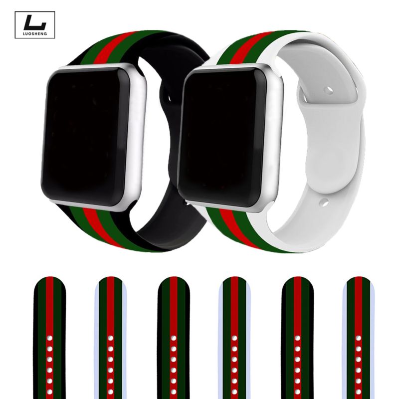 For Apple Watch Silicone Band