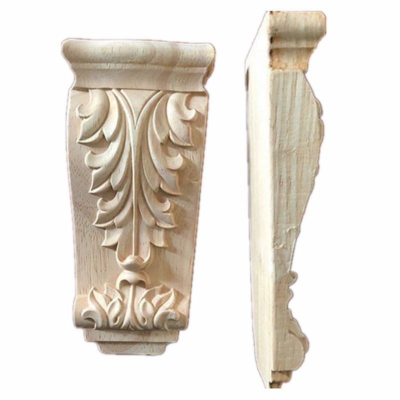 Desk Decor Carved Trim Wood Corbels Brackets Floating Shelf