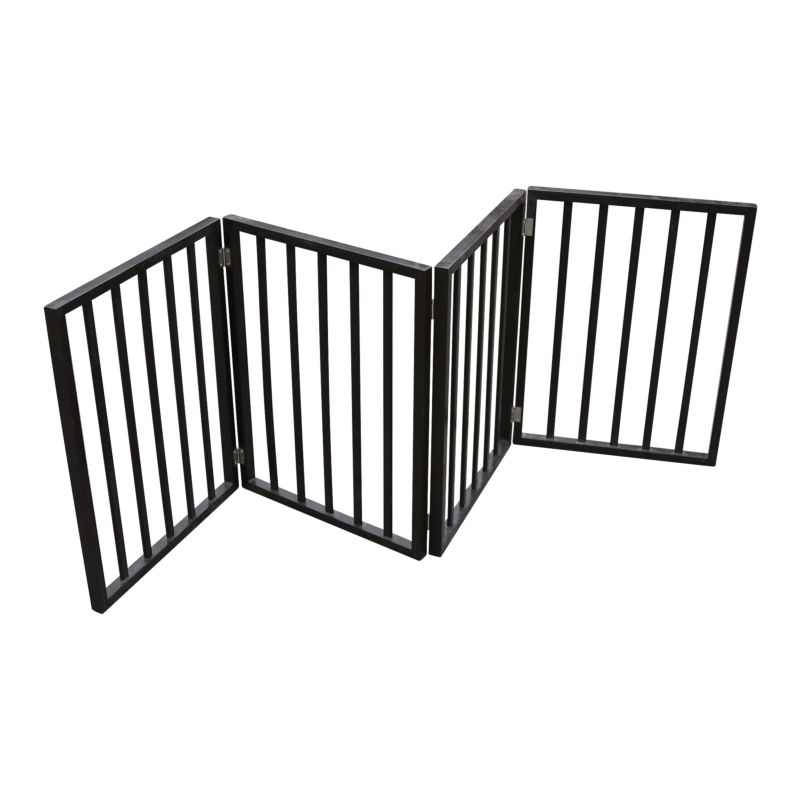 Drop Shipping Spot Outdoor Folding Retractable Expandable Barrier Z Shape Freestanding Pet Fence Dog Gate