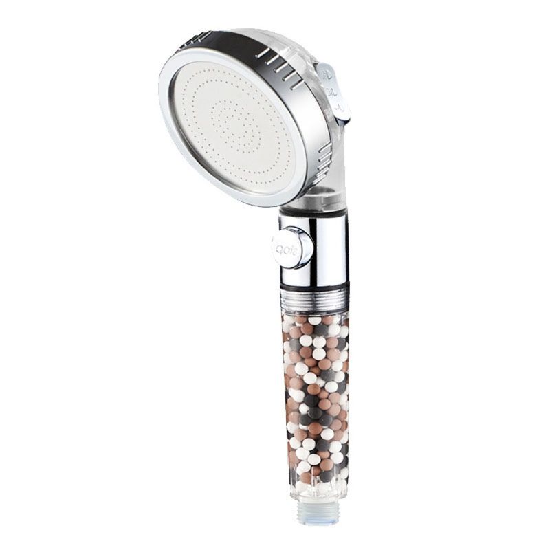 Dropship 3-Function Spa Switch On/Off Button High Pressure Anion with Filter Bath Water Saving Stainless Steel Shower Head
