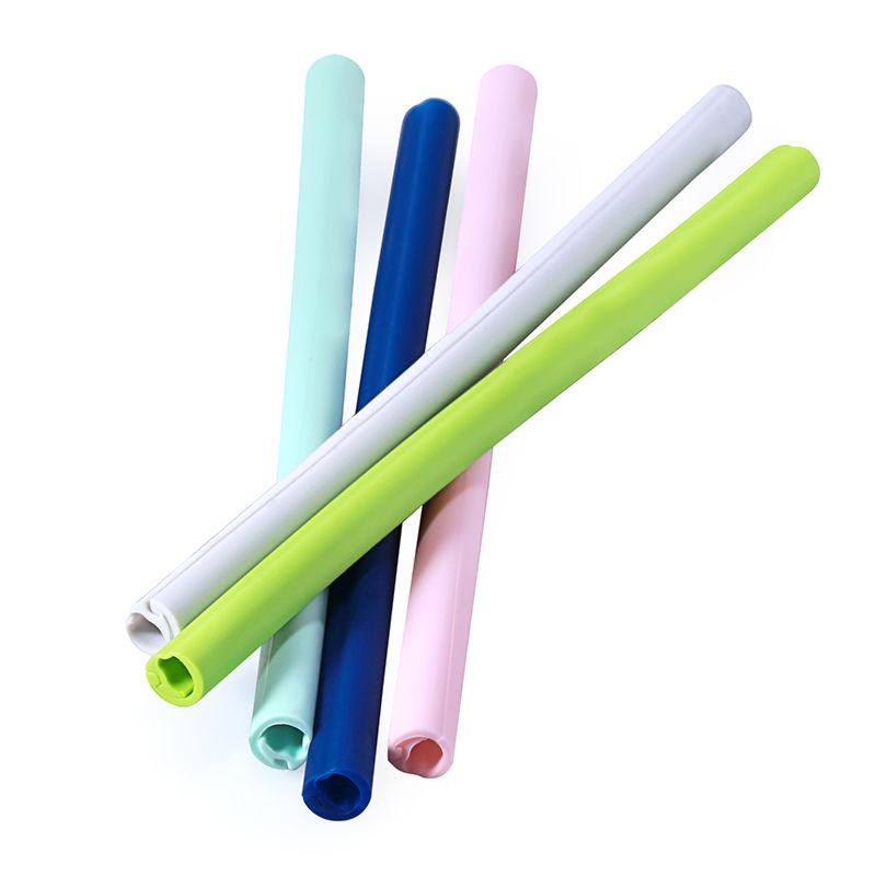 Eco Friendly Silicone Straw Set Reusable Straws