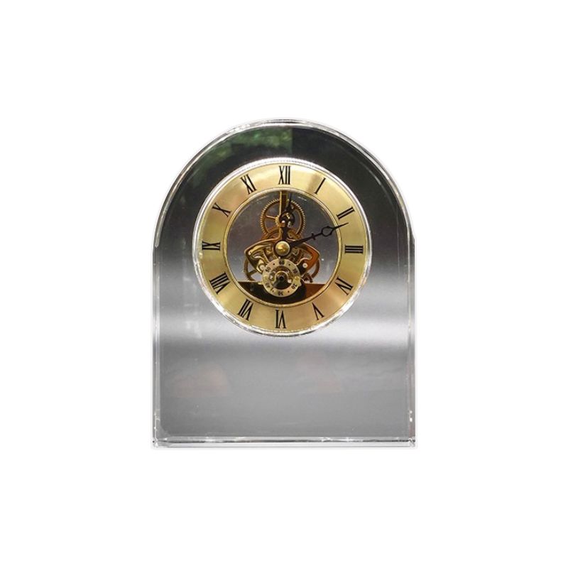 Elegant Clear Wedding Favor Crystal Clock Gift Home Decoration Gift Clock