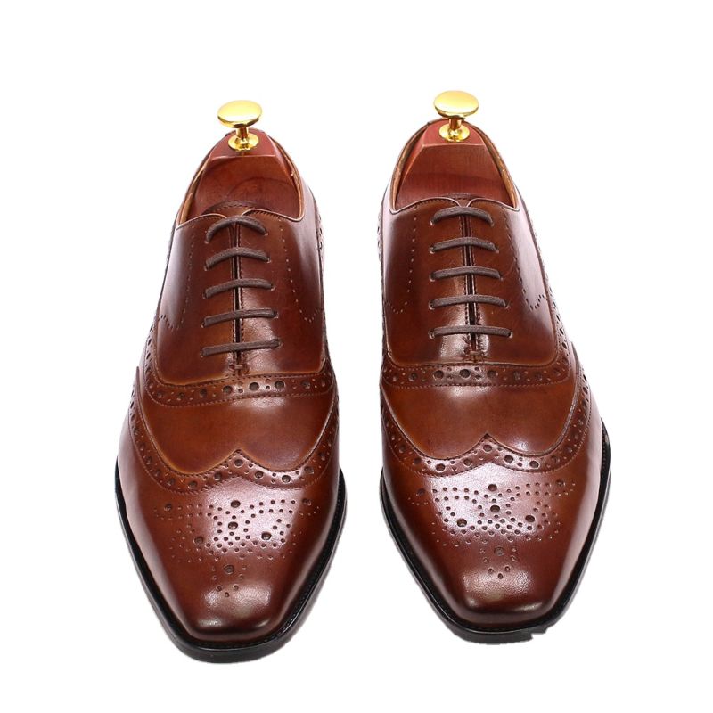 genuine leather dress shoes
