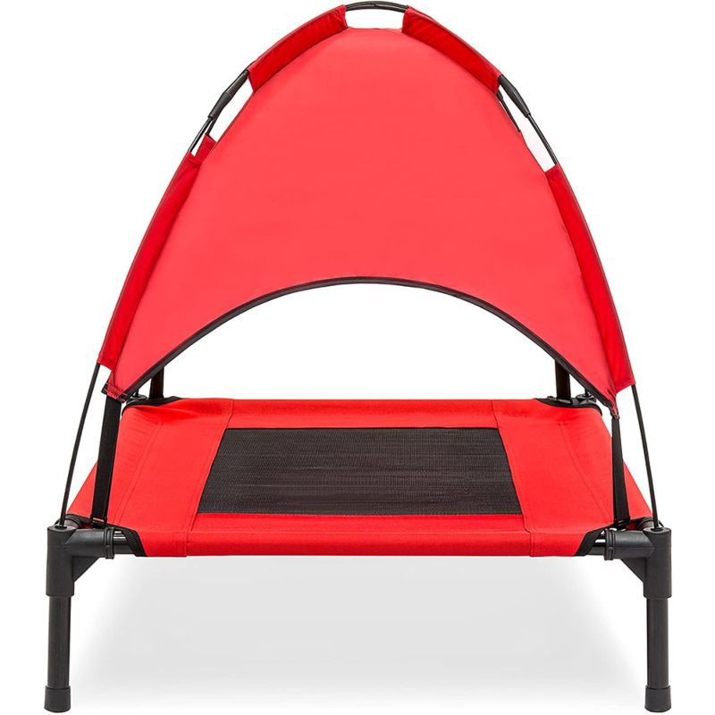 Elevated Dog Outdoor Bed Funny Portable Tent Raised Pet Cot Xx003