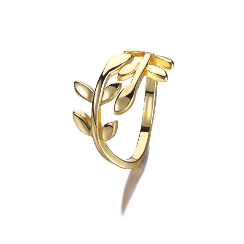 Etsy Matte Leaf Branch Laurel Ring Nature Jewelry Twig Branch Women Finger Ring