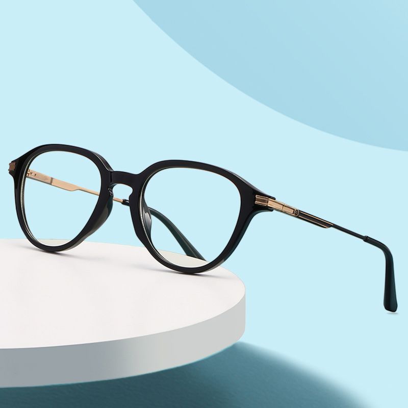 Euromonk Retro Ins Style Square Shape Eyeglasses anti Blue Light Optical Frame