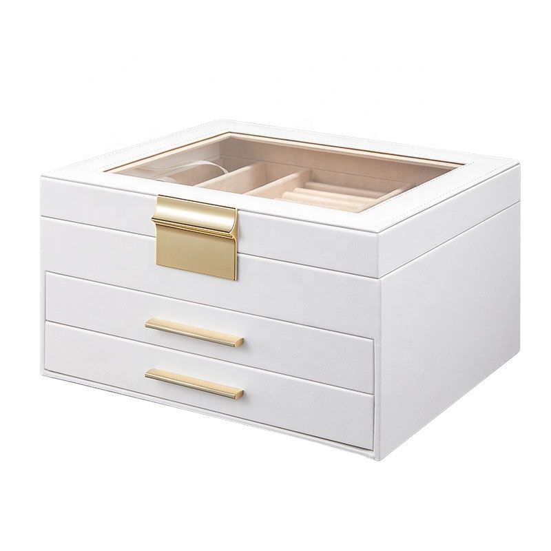 3-Tier Custom Logo Jewelry Storage Box
