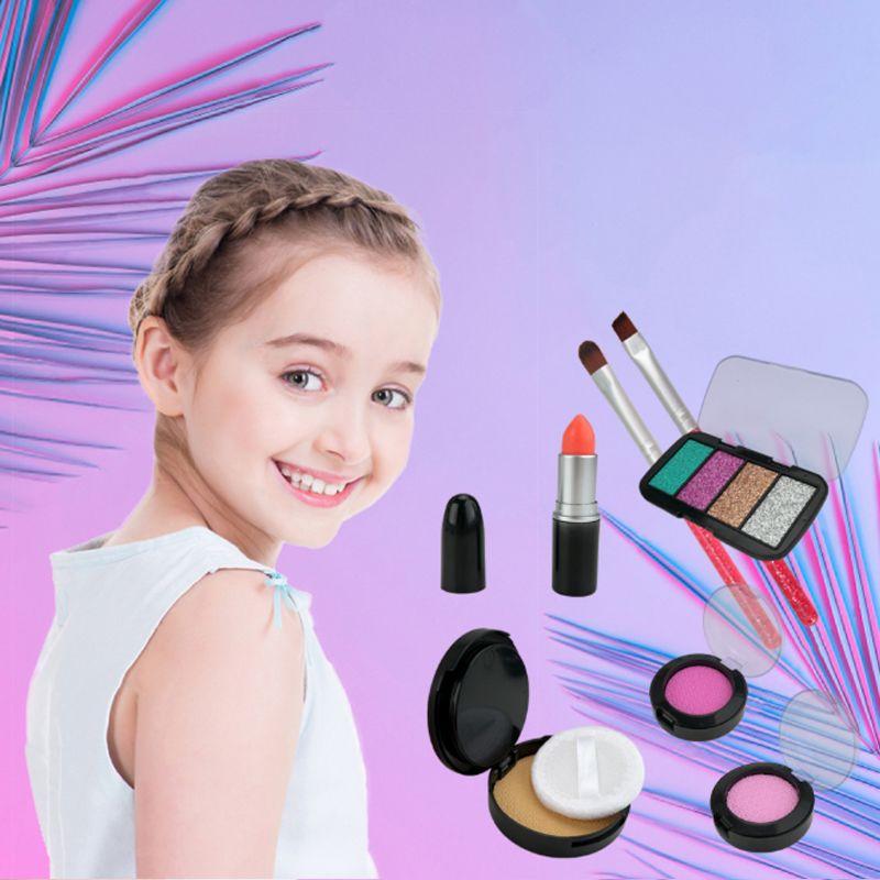 Face Beauty Girls Play Cosmetic Kit Kids Toy Makeup