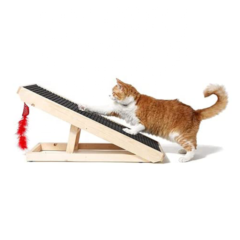 Fold Pet Foldable Ramps Interior Wooden Non Slip for Car Small Adjustable Step Large Travel Dogs Wood Cat Dog Ramp