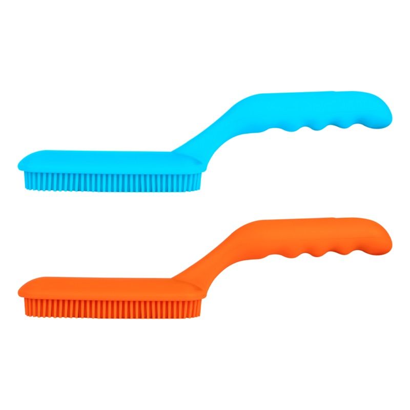 Food Grade Silicone Pet Dog Grooming Brush with Handle for Cleaner Accessories