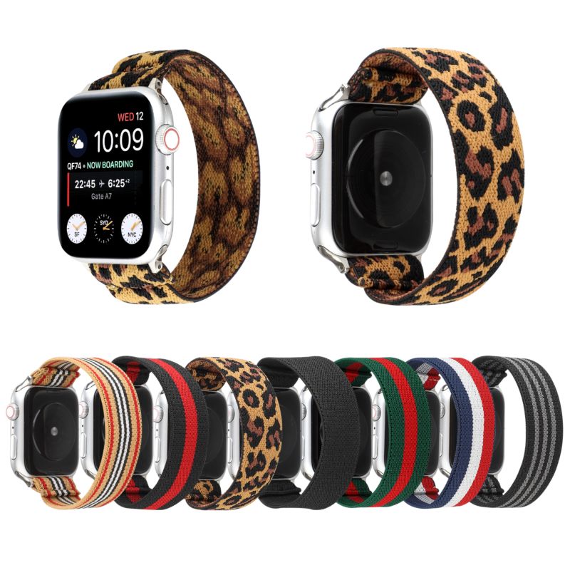for Apple Watch Band Nylon Elastic Band Replacement Sport Watch Band for Smart Watch Bracelet