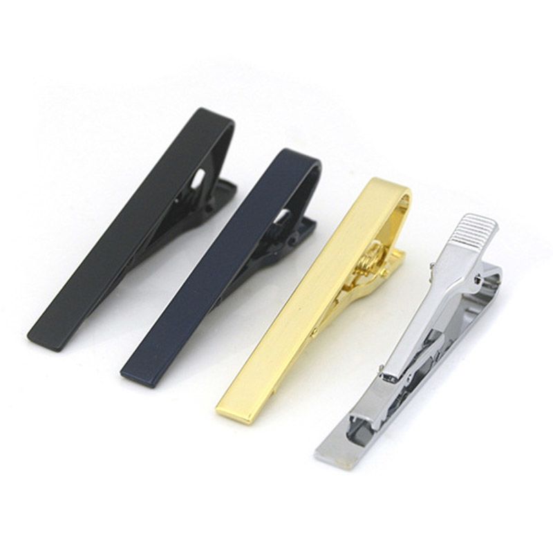Gentleman Men's Gold Silver Necktie Tie Clip