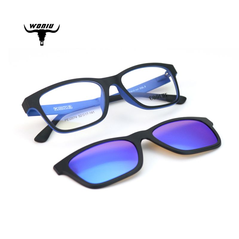 Gl2074 Retro Guangzhou Ultem Clip on Sun Shades Cycling Polarized Vintage Fishing Sunglasses