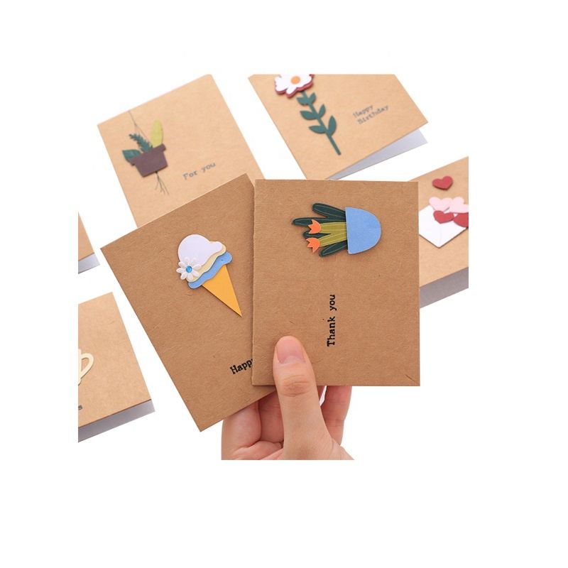 Greeting Plain Mini Cards with Envelope