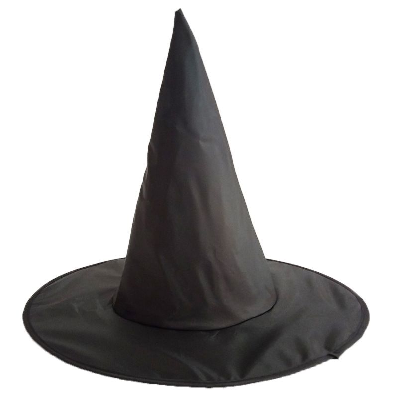 Halloween Hat Children's Adult Black Cloth Magician Halloween Witch Hat Wizard Hat