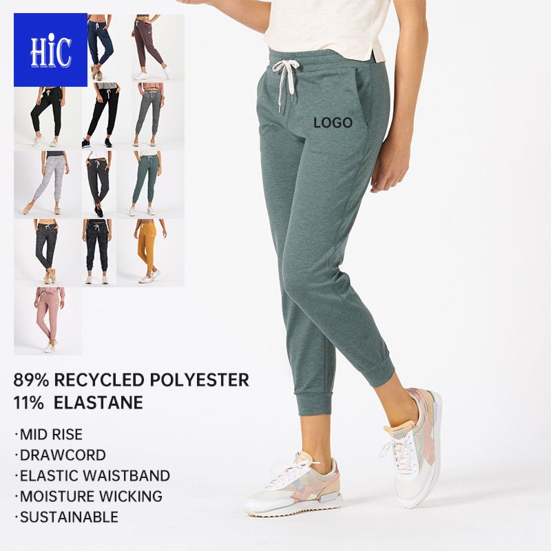 Hic Joggers for Women with Pockets,High Waist Workout Yoga Tapered Sweatpants Women's Lounge Pants