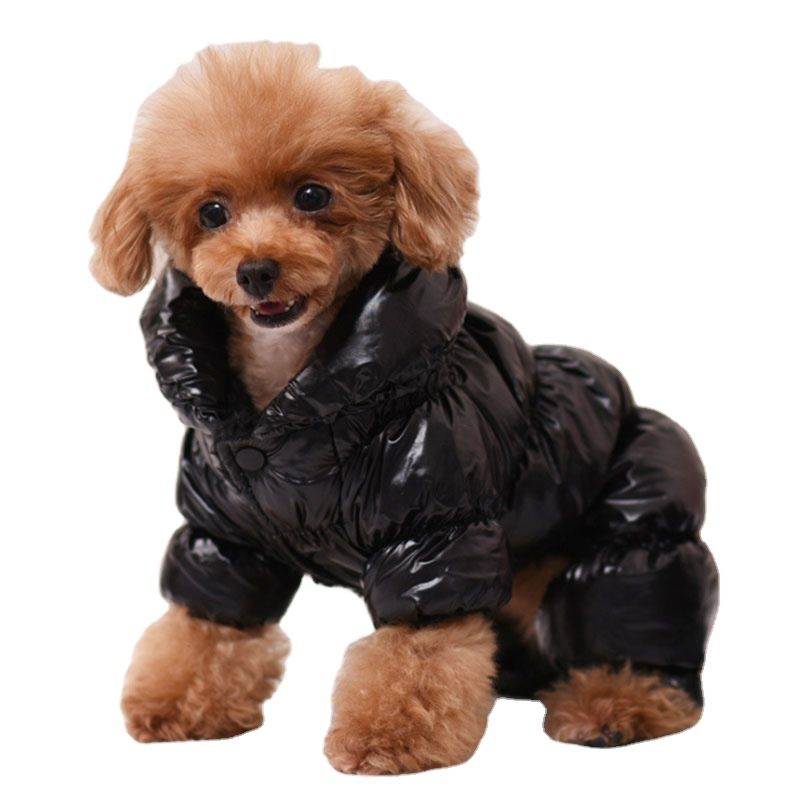 High-End Luxury Fashionable Dog Jacket Waterproof Zipper Coat Cloth Warm Pet Dogs Accessories and Clothing
