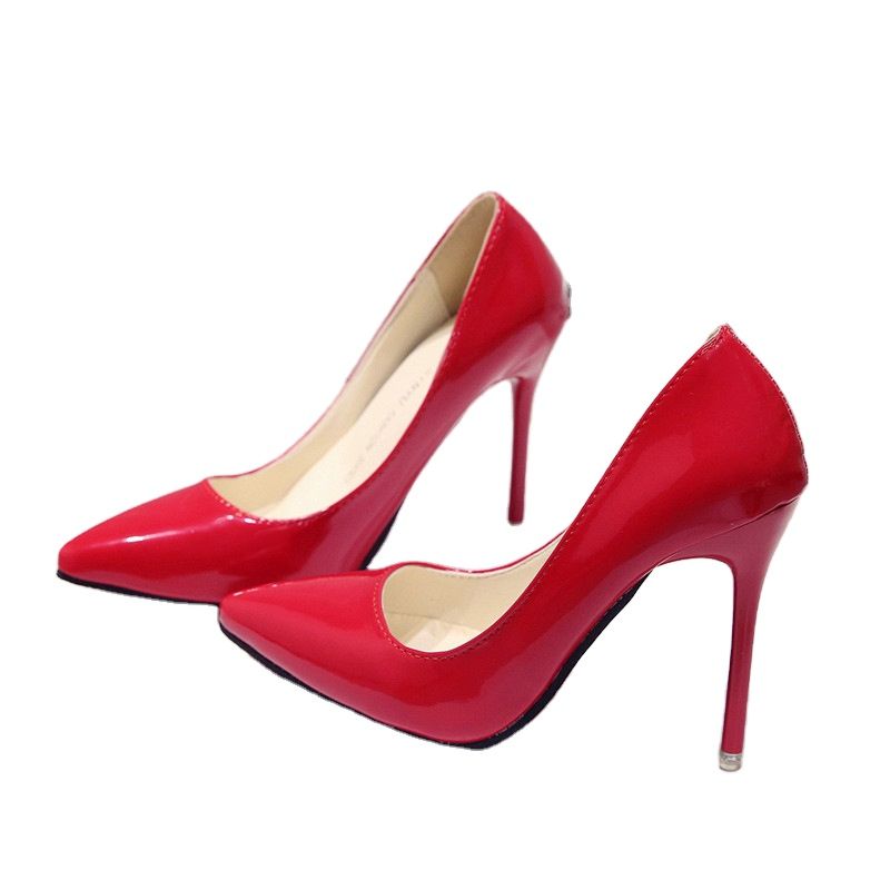 High Shoes Lady Pointed Toe Thin High Heel Shoes Sandal Slip on Women Heel Shoes