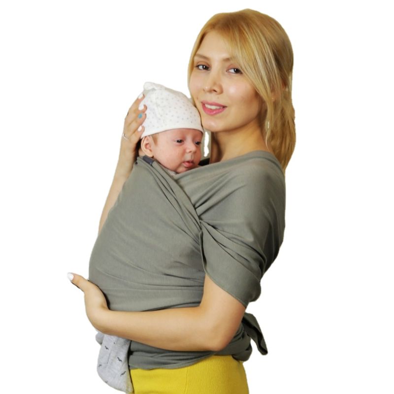 Hiking Luxury Group 0 All-Position Newborn Baby Carrier Wrap Organic Kangaroo Velvet Wrap Cover Manufacturers