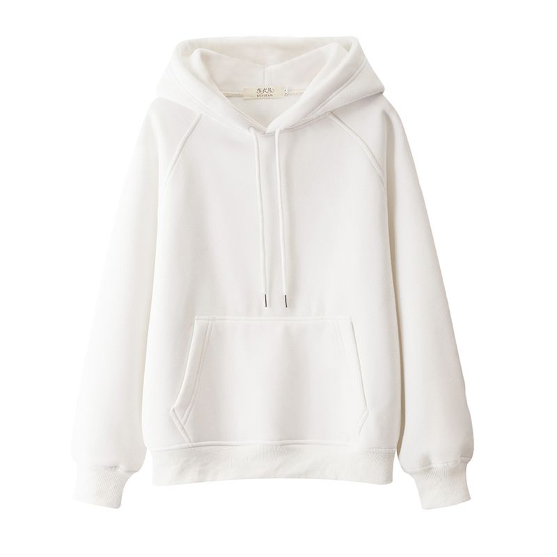 Hip Hop Logo Hoodie, Cotton Blank Sweatshirts Oversized Hoodies Men