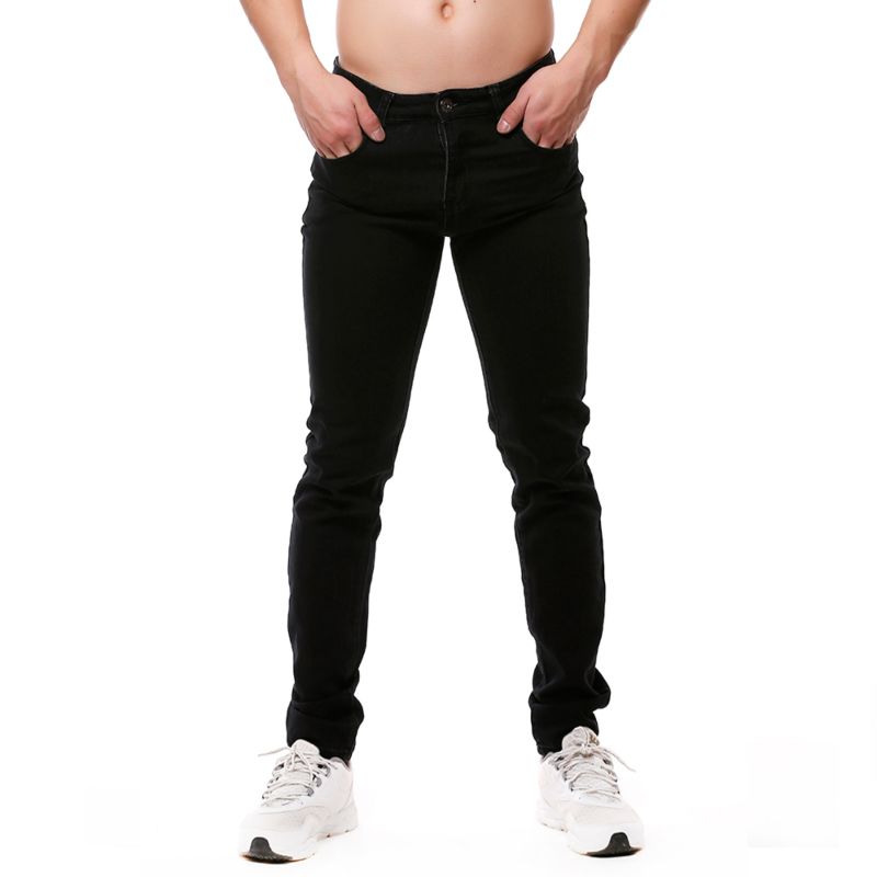 Hiqh Slim Fit Mens Mens Jean Stretch Black Jeans Pants for Mens Skinny Jeans