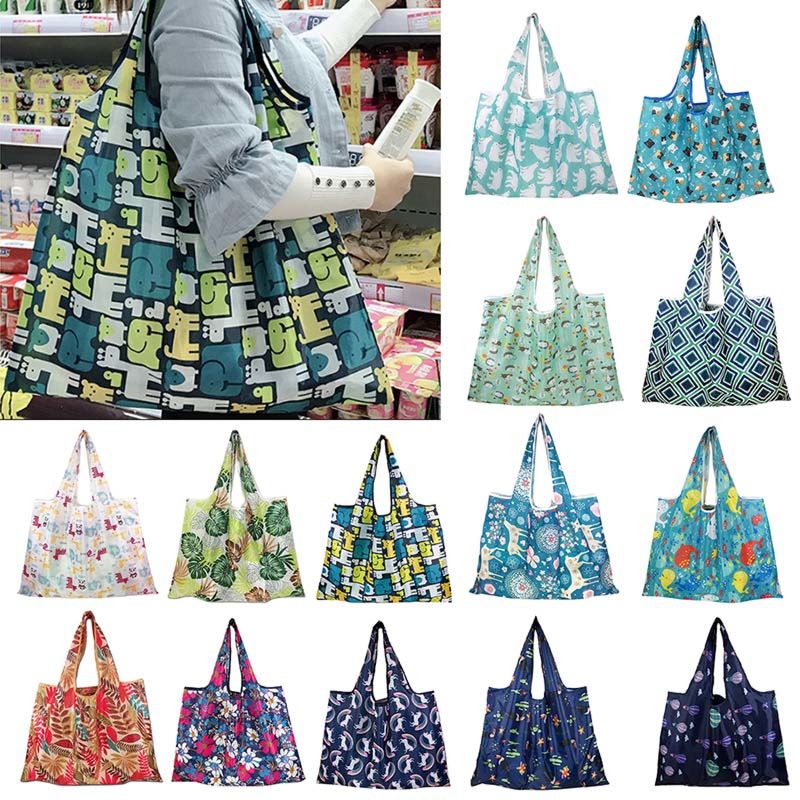 Home Eco Friendly Storage Handbag Foldable Reusable Shopping Bags Organizer