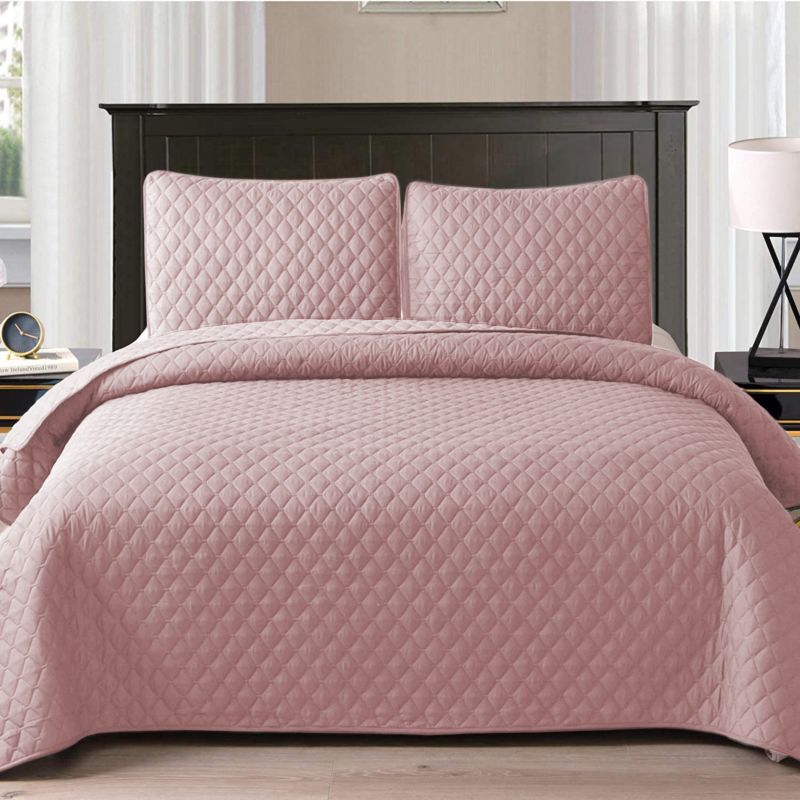 Home Textile 100% Microfiber Polyester Quilt Bedspread Set