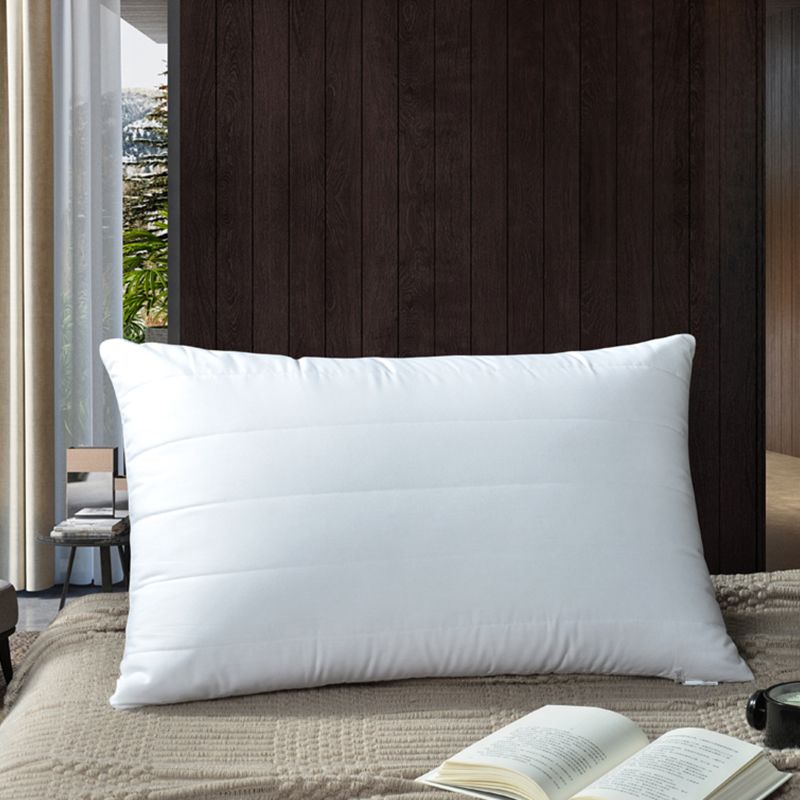 Hotel Style Popular Quilted Pillow and Fluffy Comfort Pillows 100% Polyester Fiber 40 Neck Rectangle Solid 100% Cotton 0.5-1 Kg