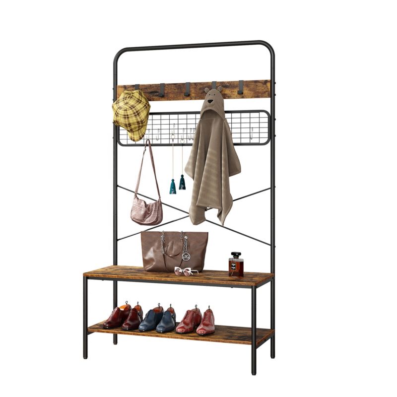 Industrial Entryway Coat Stand