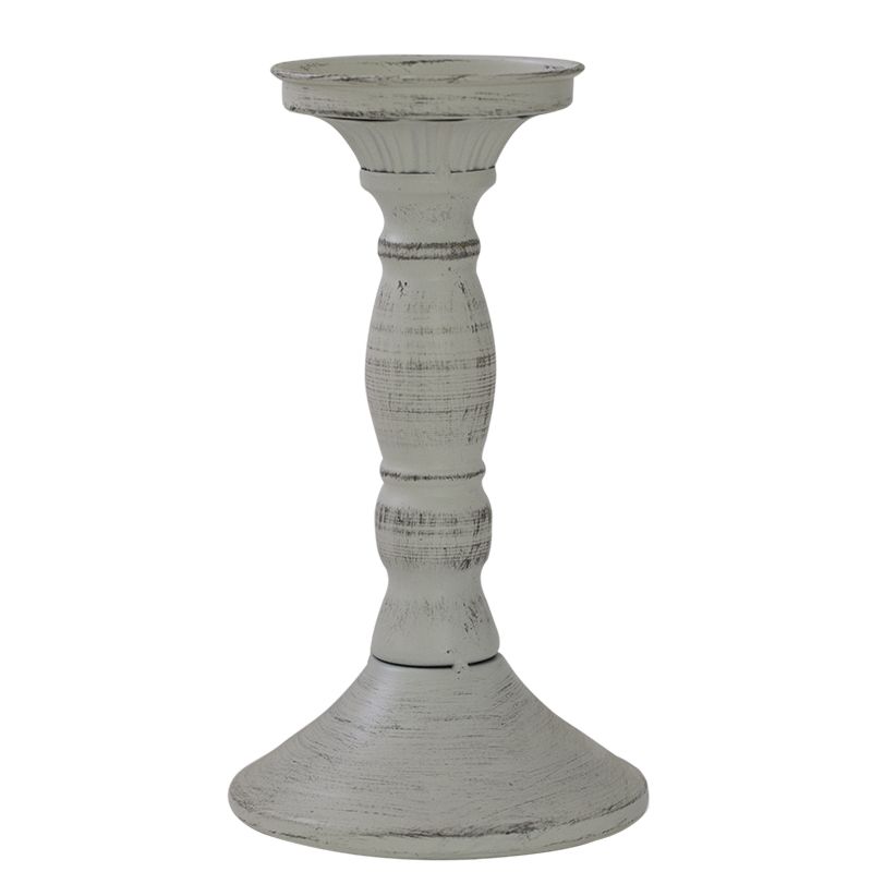 Iron Candle Holder Home Decoration Simple Creative Tabletop Furnishings French Retro Distressed Rice White Christmas Candelabra