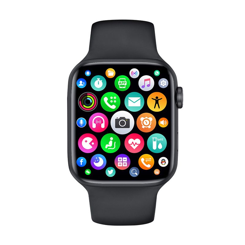 Iwo Full Touch Screen Mc72 Smartwatch Bt Call with 50 Watchfaces Watches Men Wrist Women Body Temperature Smart Watch Mc72