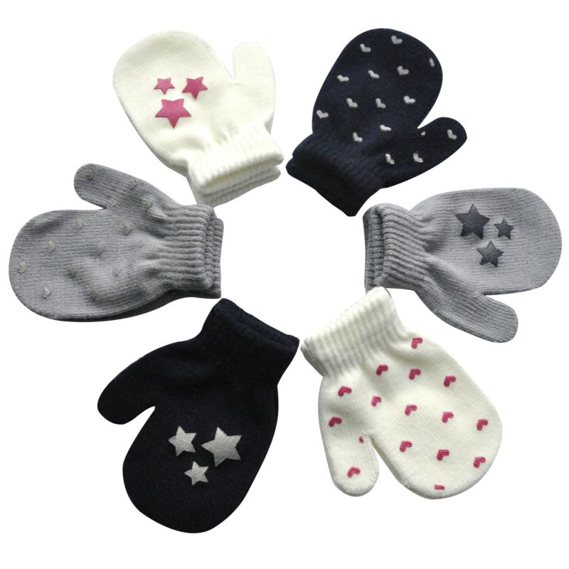 Jacquard Gloves Multi Color Child Mittens Warm Accessories Mittens for Kids