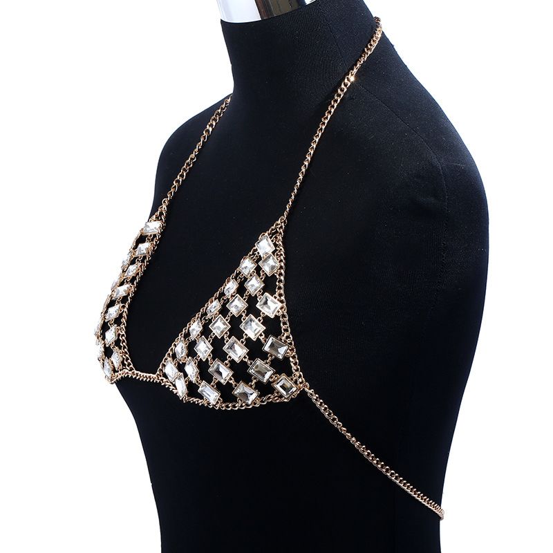 Jewelry Beach Bikini Body Chain Chest Bra Chain Jewelry for Women