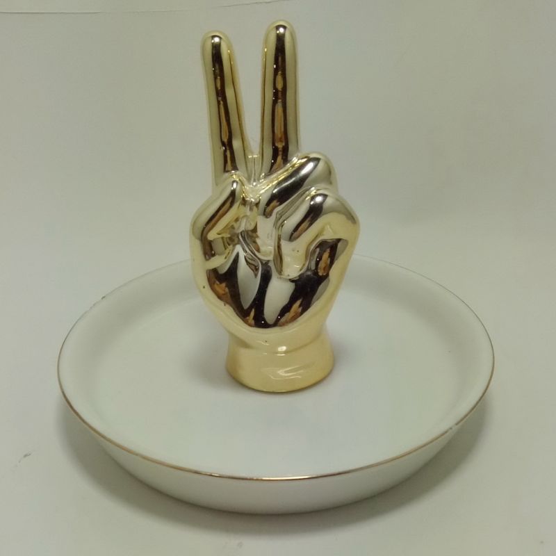 Jewelry Trinket Tray Ceramic Ring Dish Holder