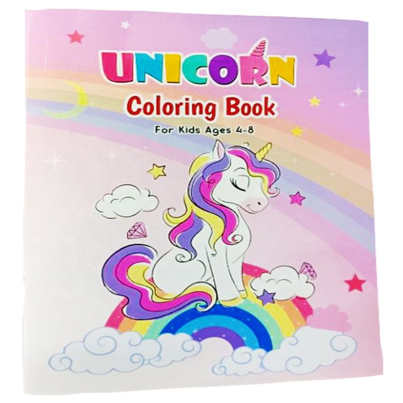 Kids Animals Laminated English Children A4 Pre School Activity Books Magic Drawing Unicorn Coloring Books for Kids