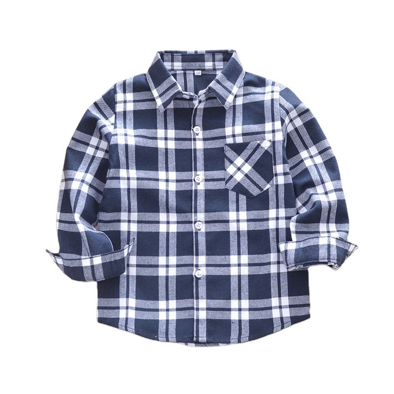 Kids Flannel Shirt Plaid Boys Kids Clothing Toddler Boy Clothes Kid Girl Flannel Shirt Whole