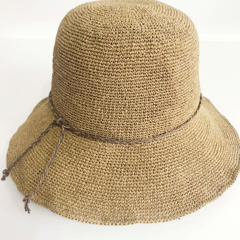Lady Sunshade Sun Hat Handmade Crochet Hat Bucket Straw Hats