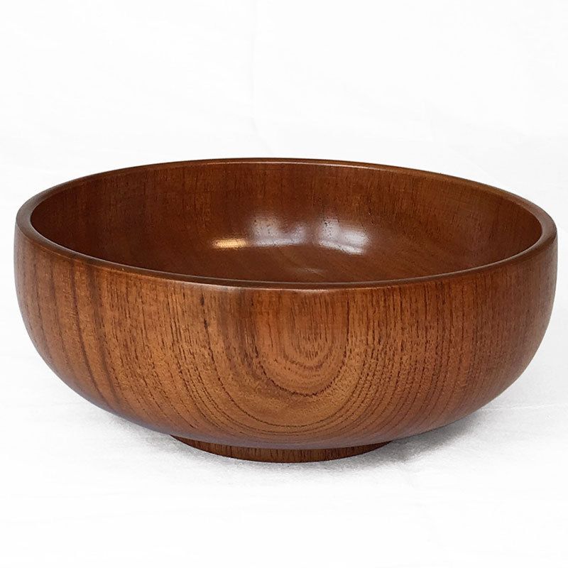Large Unique Acacia Wood Salad Serving Bowls